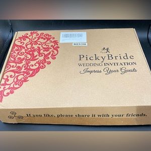 Picky Bride Wedding/Anniversary Wedding Rustic Lace Laser cut Invitation kits.